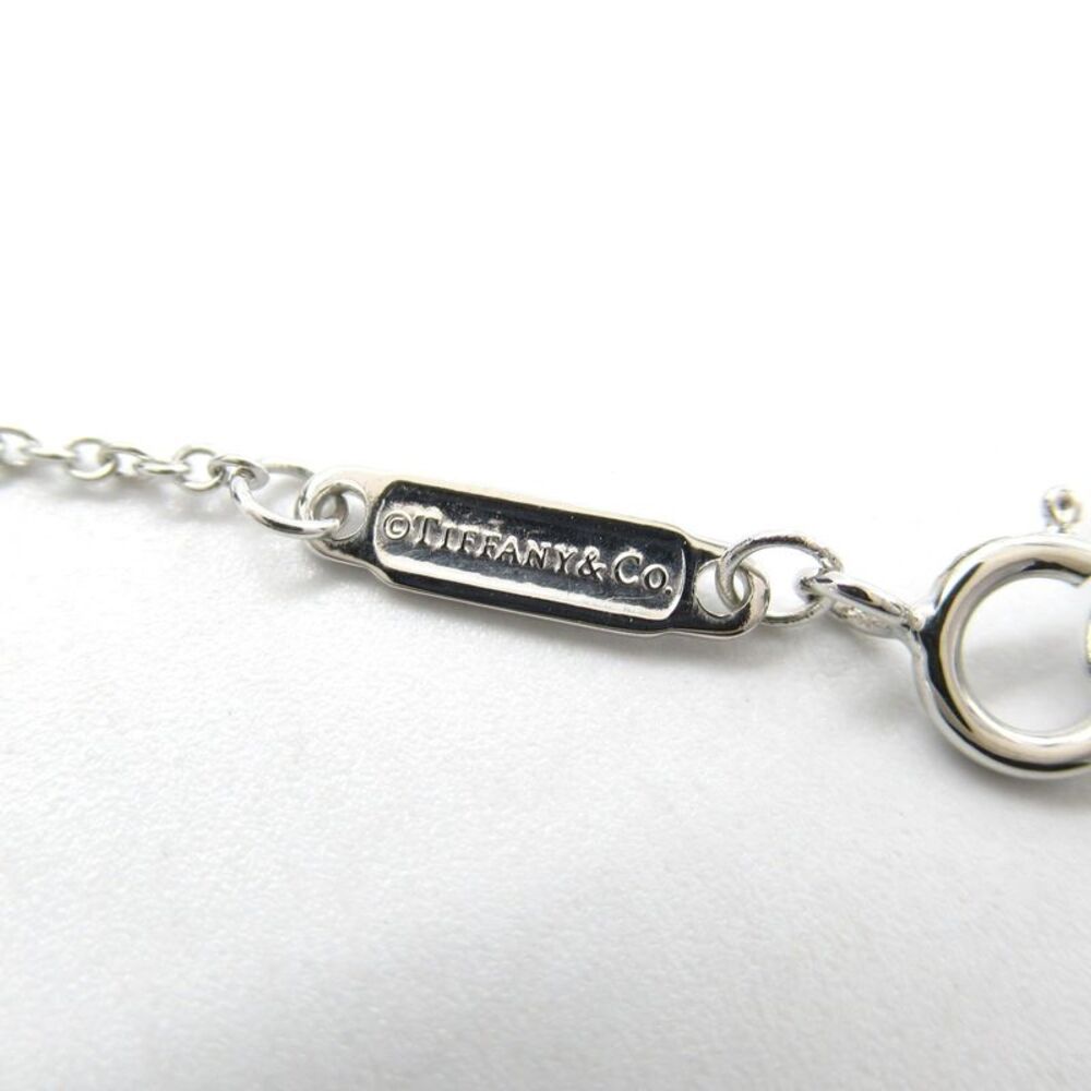 Tiffany & Co T TWO Diamond Necklace K18WG - Picture 6 of 6